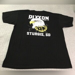Dixxon Black Let Freedom Caw Sturgis Graphic Men's Shirt